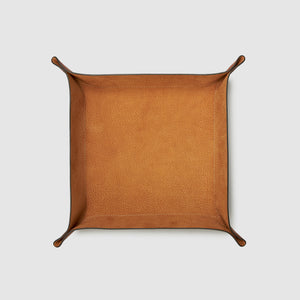 catch-all tray anson calder french calfskin leather _cognac-tan