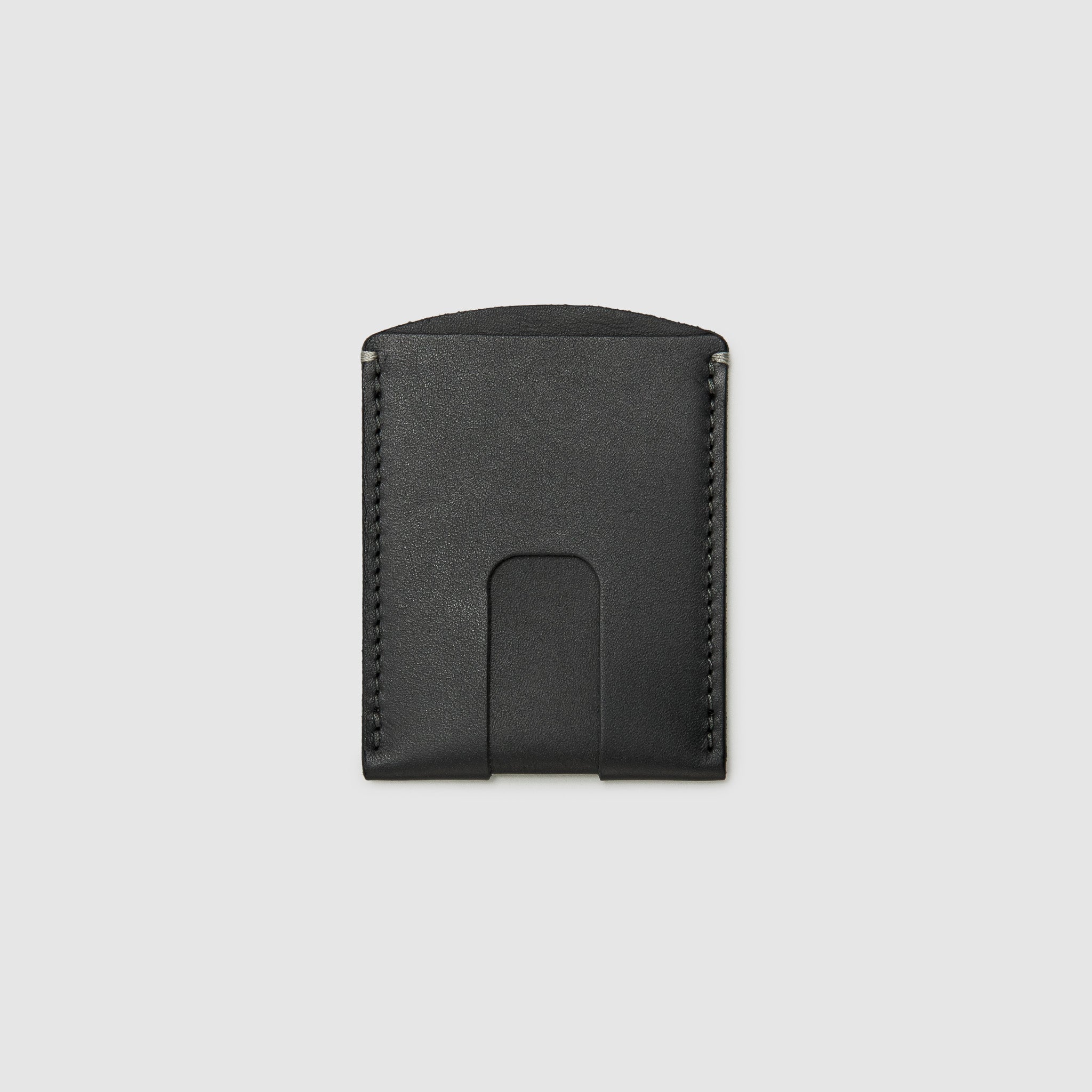 Monogram Pebble Leather Card Wallet Slim Wallet 