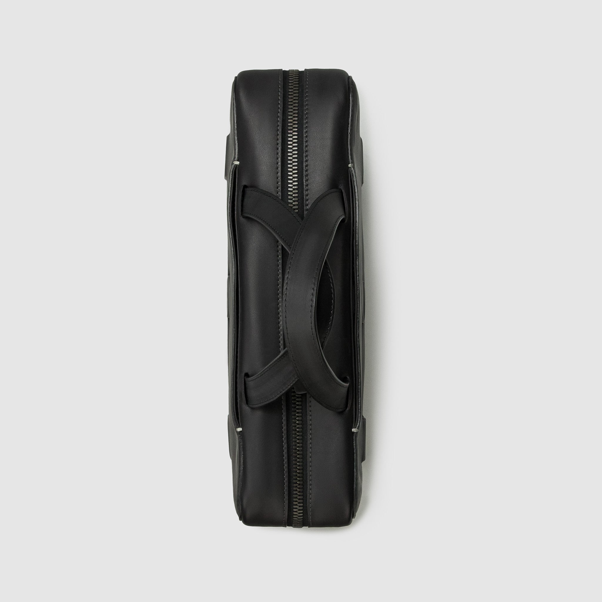 BRIEF-CASE in black calfskin leather
