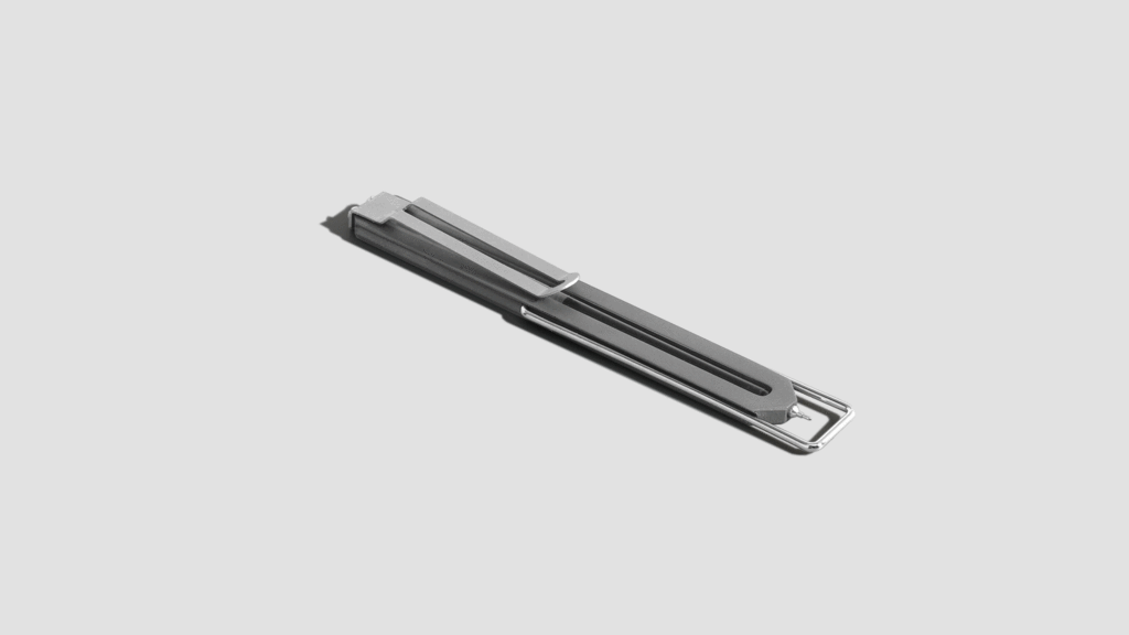 CW&T Pen Type-A 継ぎ目のないステンレス鋼製ペン CW&T Pen Type-A - Raw Blasted Stainless Steel | Pocket Tools