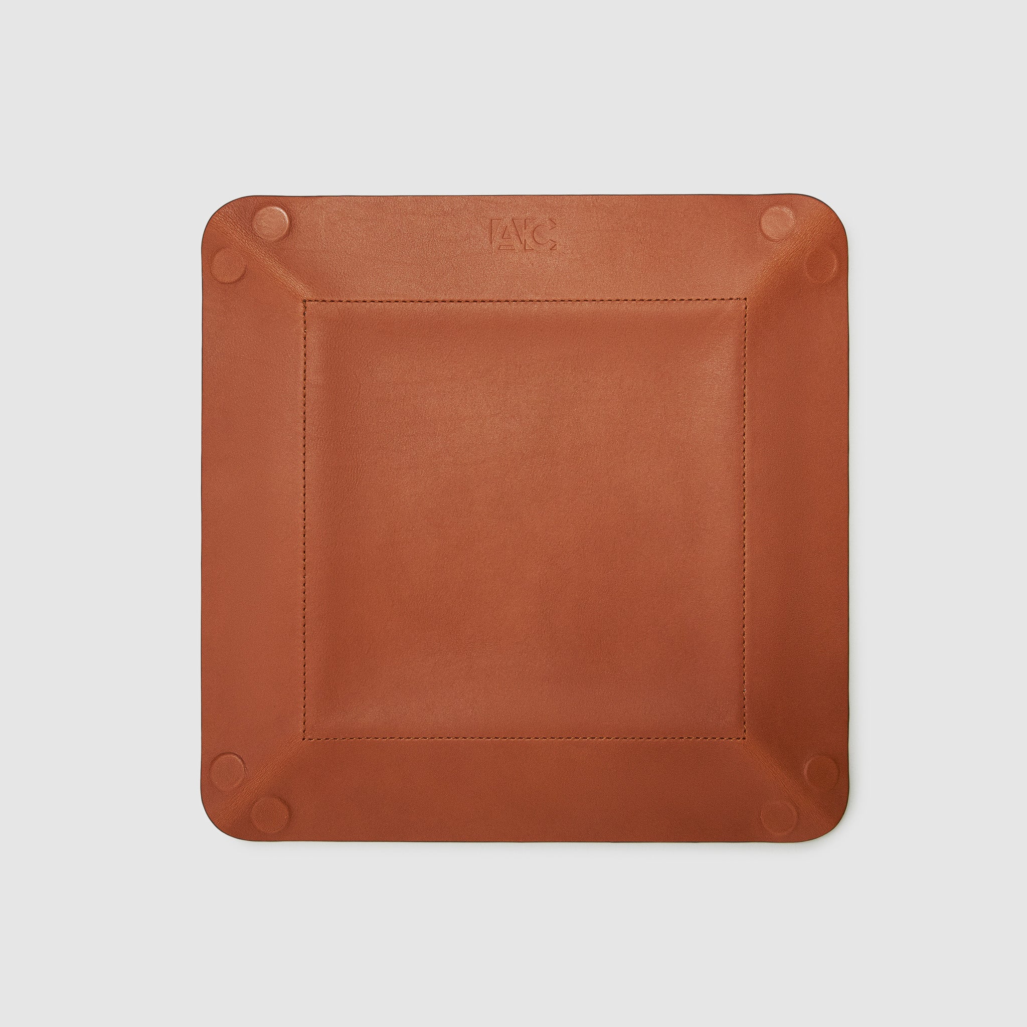 catch-all tray anson calder french calfskin leather *hover _cognac-tan