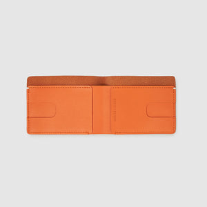 Anson Calder Billfold Wallet French Calfskin Leather _fshd-orange