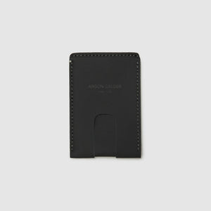 card wallet with cash pocket ANSON CALDER sport leather _sport-black
