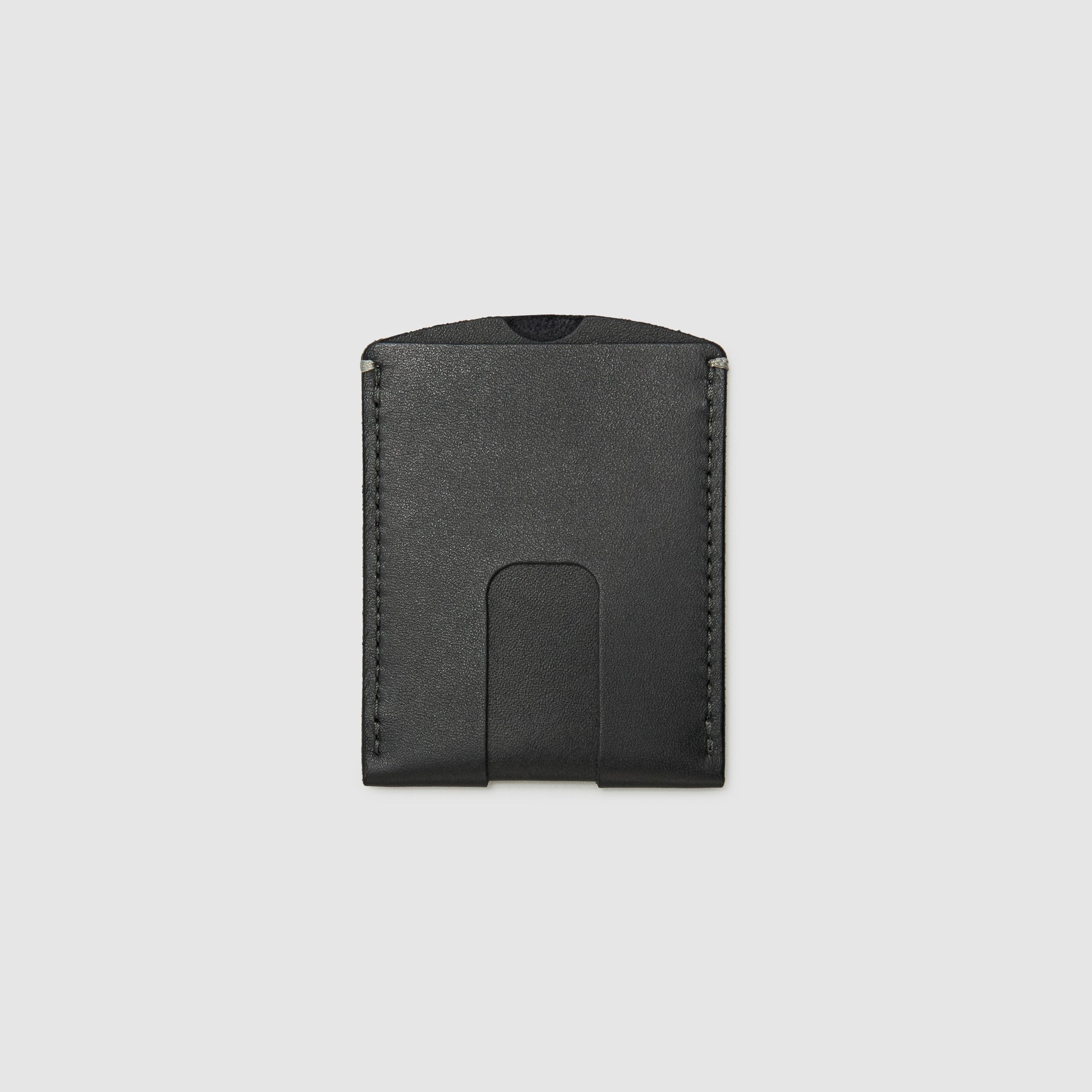 Anson Calder Card Holder Wallet french calfskin leather _black