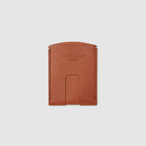 Anson Calder Card Holder Wallet french calfskin leather _cognac