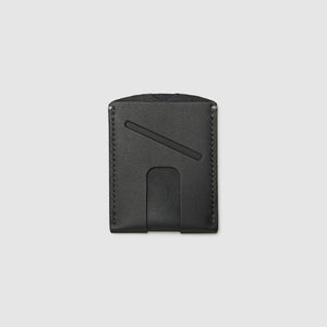 card wallet with cash slot minimal ANSON CALDER French Calfskin _blackPASSPORT WALLET WALLET ANSON CALDER french calfskin leather *selected _black