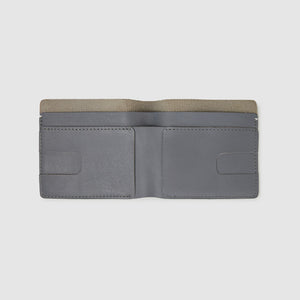Anson Calder International Billfold Wallet RFID french calfskin leather _steel-grey