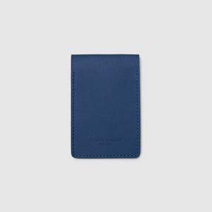 Anson Calder bifold Wallet with coin pocket RFID french calfskin leather _cobalt