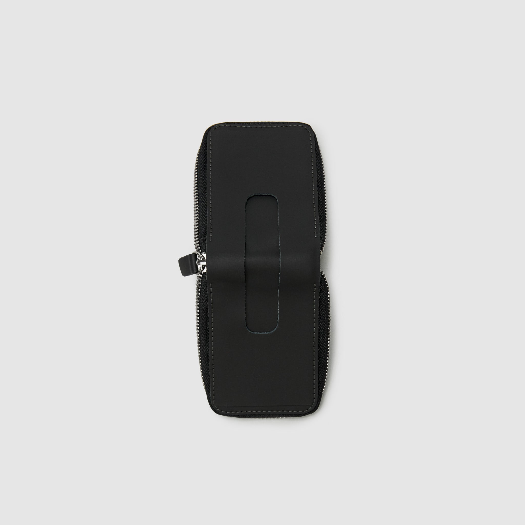 Anson Calder zip-around Wallet with zipper and pockets RFID sport leather _sport-black