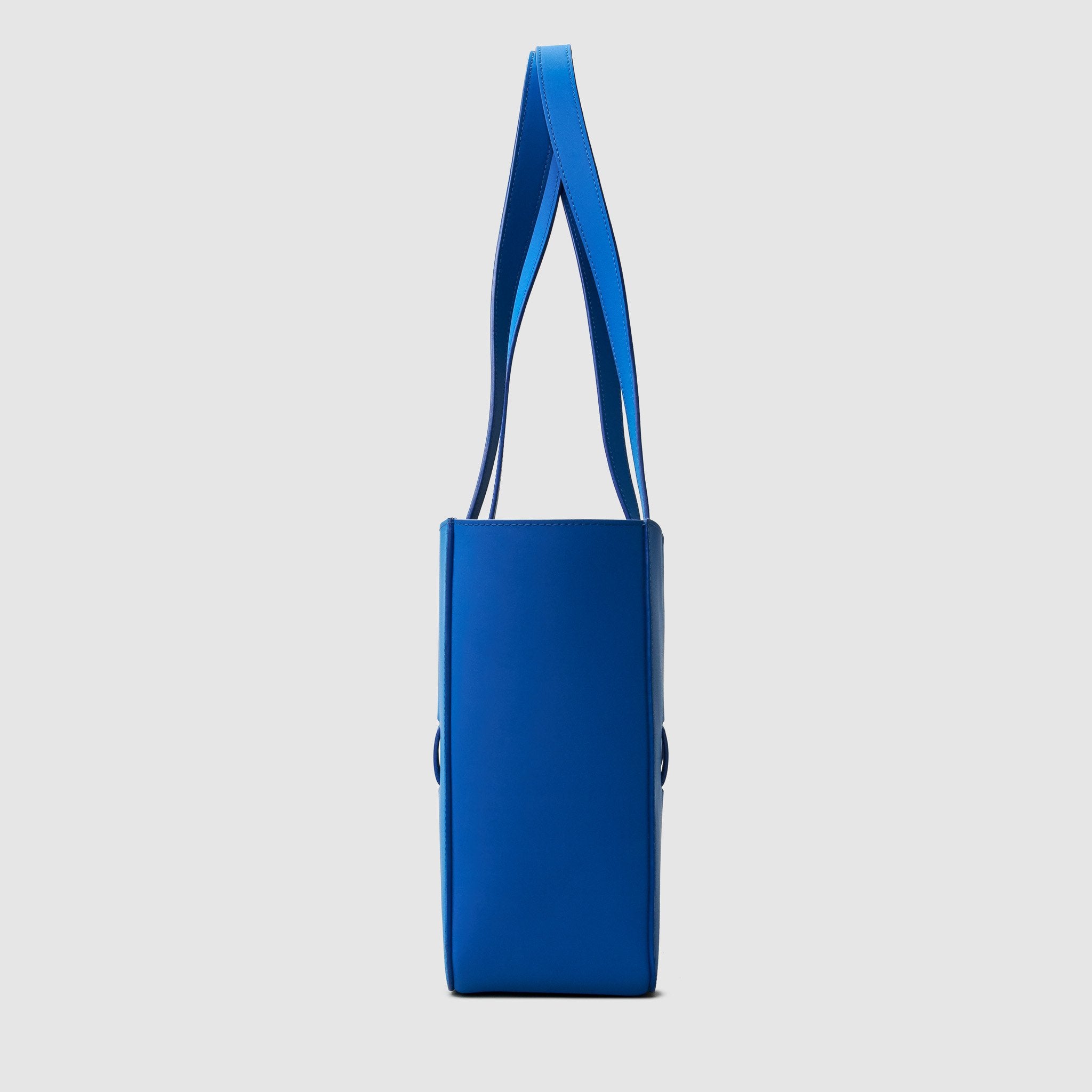 anson calder french calfskin leather tote _sport-blue
