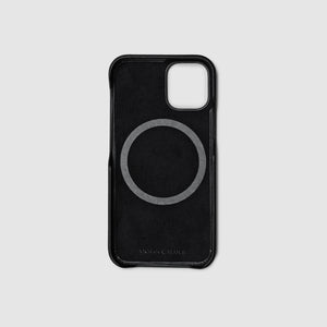 anson calder iphone case french calfskin 12 twelve pro max leather _black