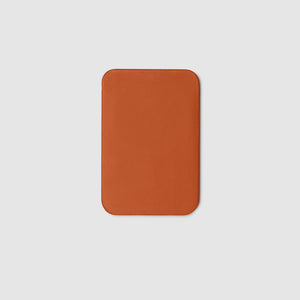 Anson Calder iPhone 12 Card wallet with magsafe french calfskin BACK cognac _cognac
