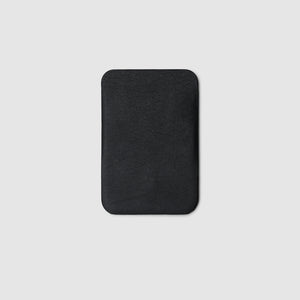 Anson Calder iPhone 12 Card wallet with magsafe french calfskin BACK black _black