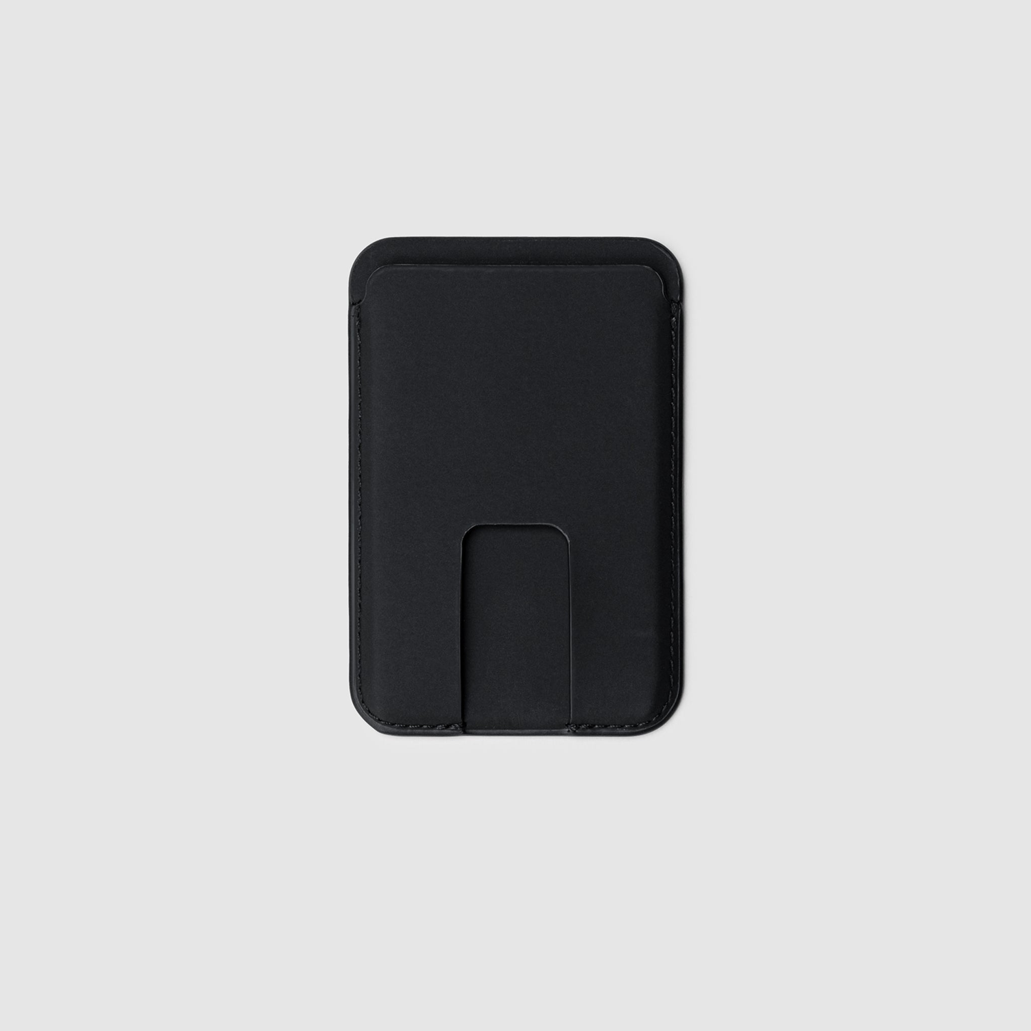 Anson Calder iPhone 12 Card wallet with magsafe sport leather sport black _sport-black