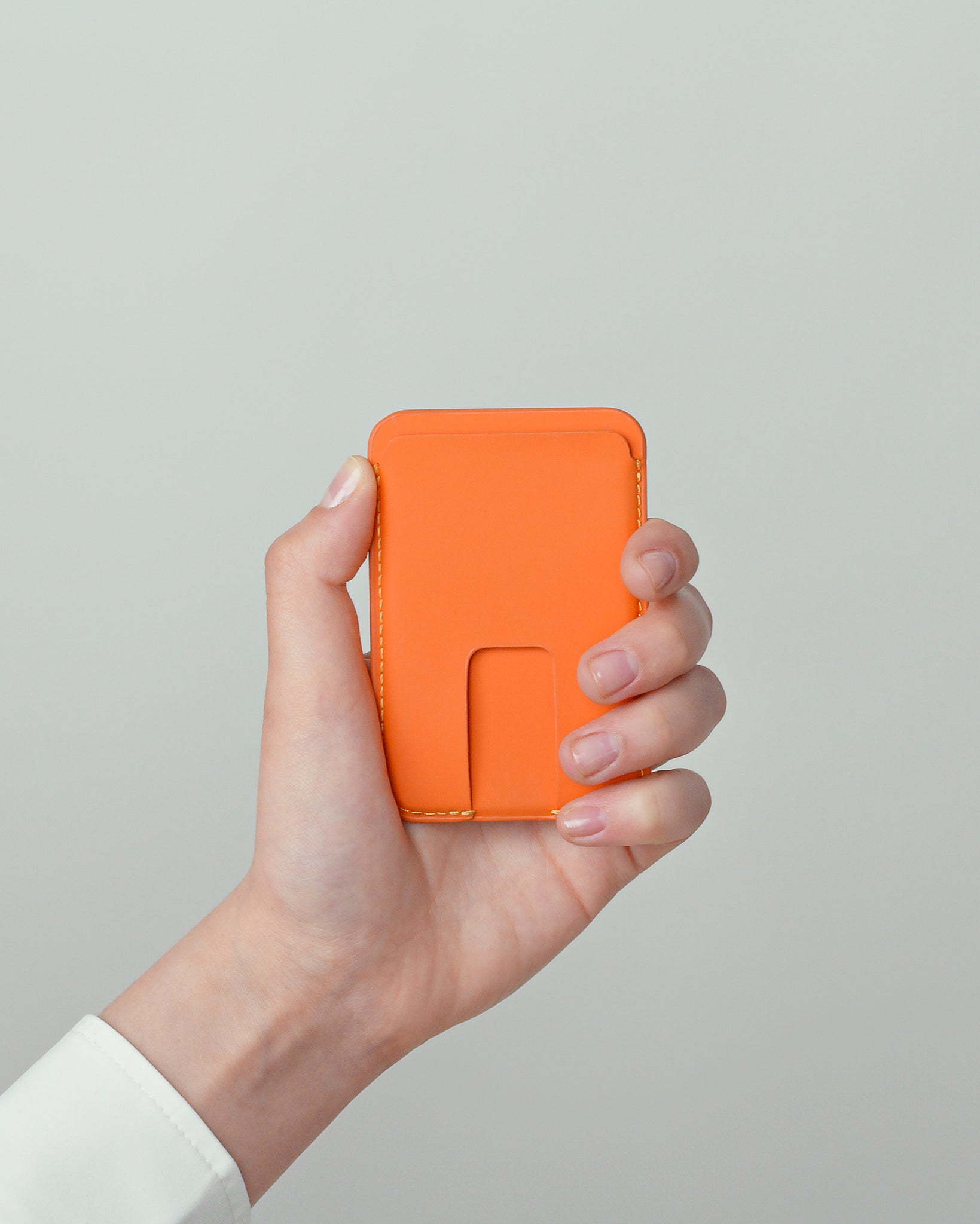 Anson Calder iPhone 12 Card wallet with magsafe sport leather sport FSHD Orange _sport-FSHD-orange