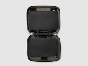 toiletry kit dop case anson calder french calfskin leather _black