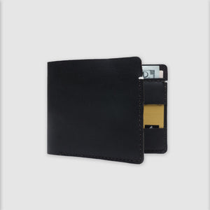 Handmade EPI Leather Credit Card Wallet. Dark Green Leather Card Holder. Calf Leather Credit Card Sleeve. Minimalist Leather Card Wallet