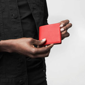 Anson Calder International Billfold Wallet RFID french calfskin leather _all