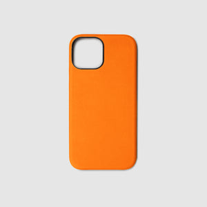 anson calder iphone case french calfskin 12 twelve pro max leather *hover _Fshd-orange