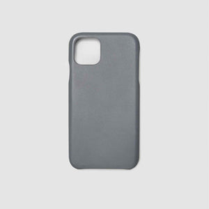 anson calder iphone case french calfskin 11 eleven pro max leather !iphone11pro-iphone11promax  _steel-grey